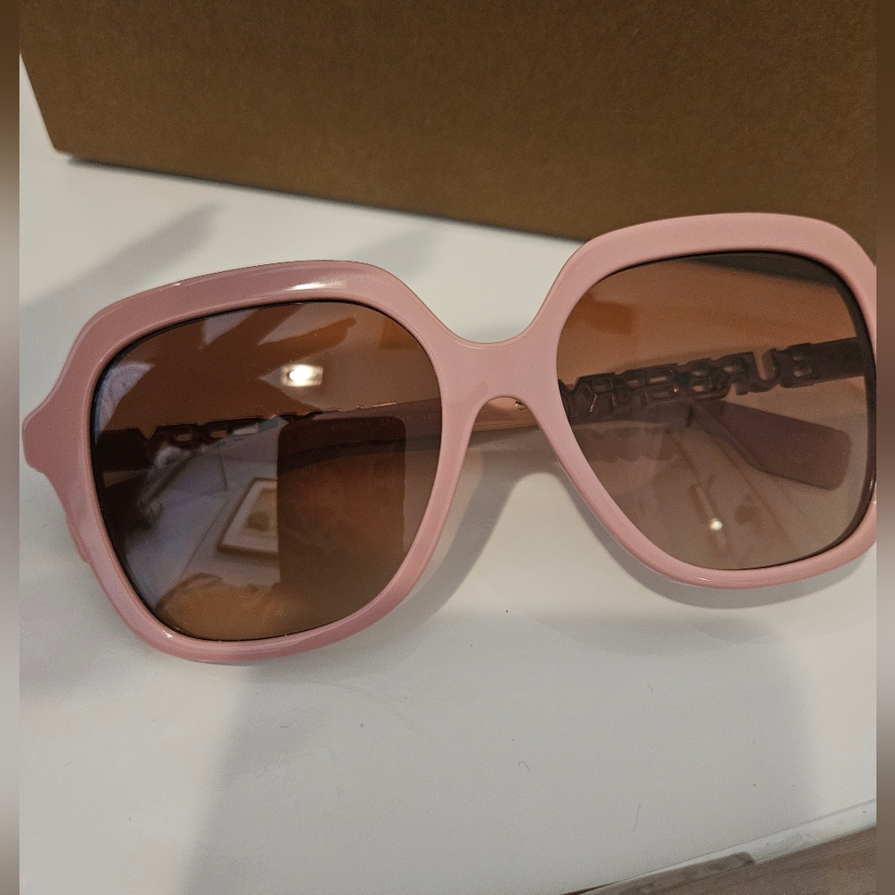 Burberry Pink Square Sunglasses